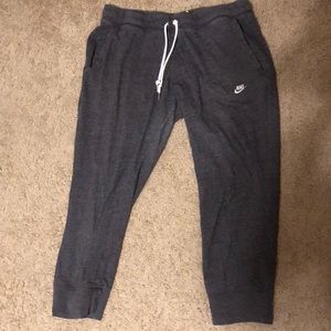 Nike cropped sweat pants